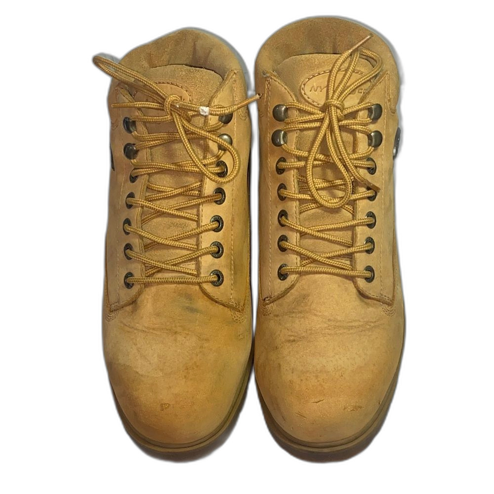 Lugz Steel Toe Tan Work Boots Men’s Size 12 Beige Construction Boots Workboots
